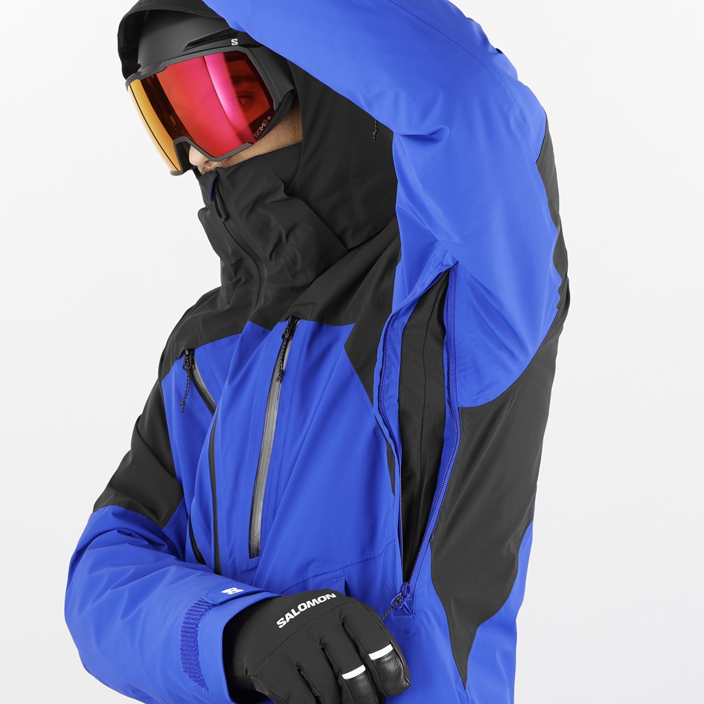 Kurtka SALOMON Brilliant Niebieska - Wrosport.pl